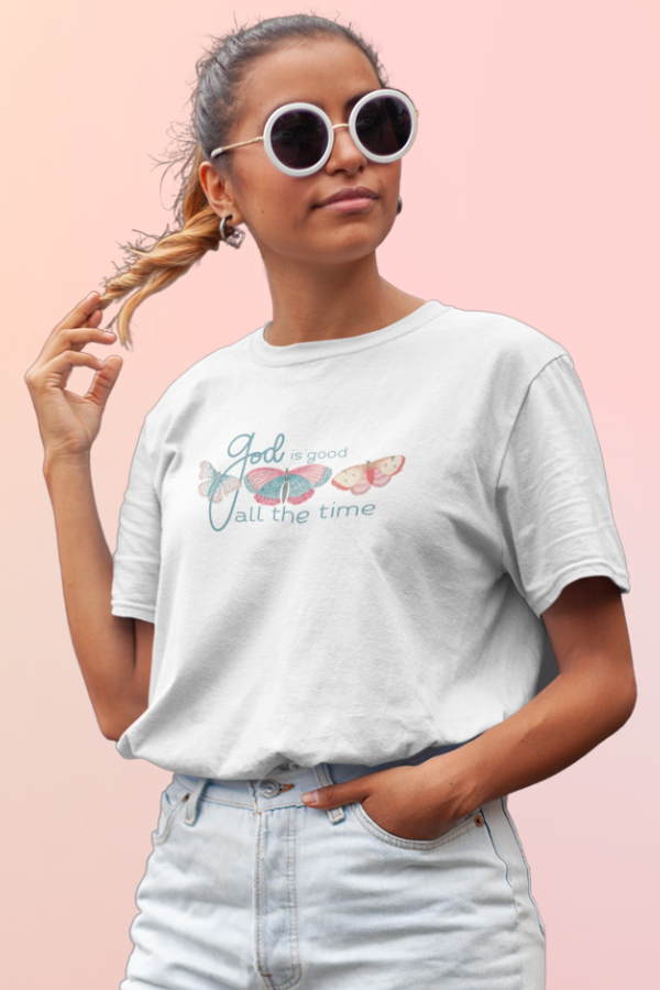 God Is Good Butterfly Tee