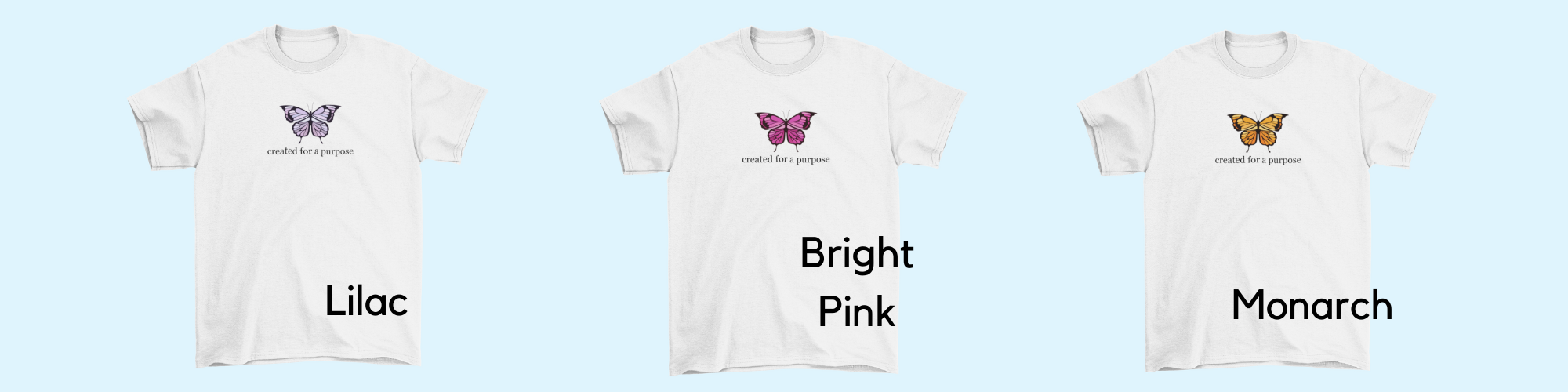 Created for A Purpose Butterfly Tee