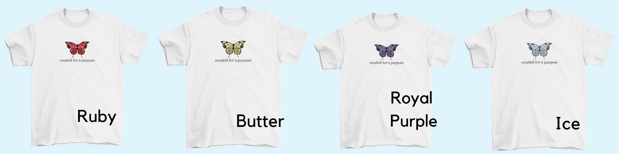 Created for A Purpose Butterfly Tee