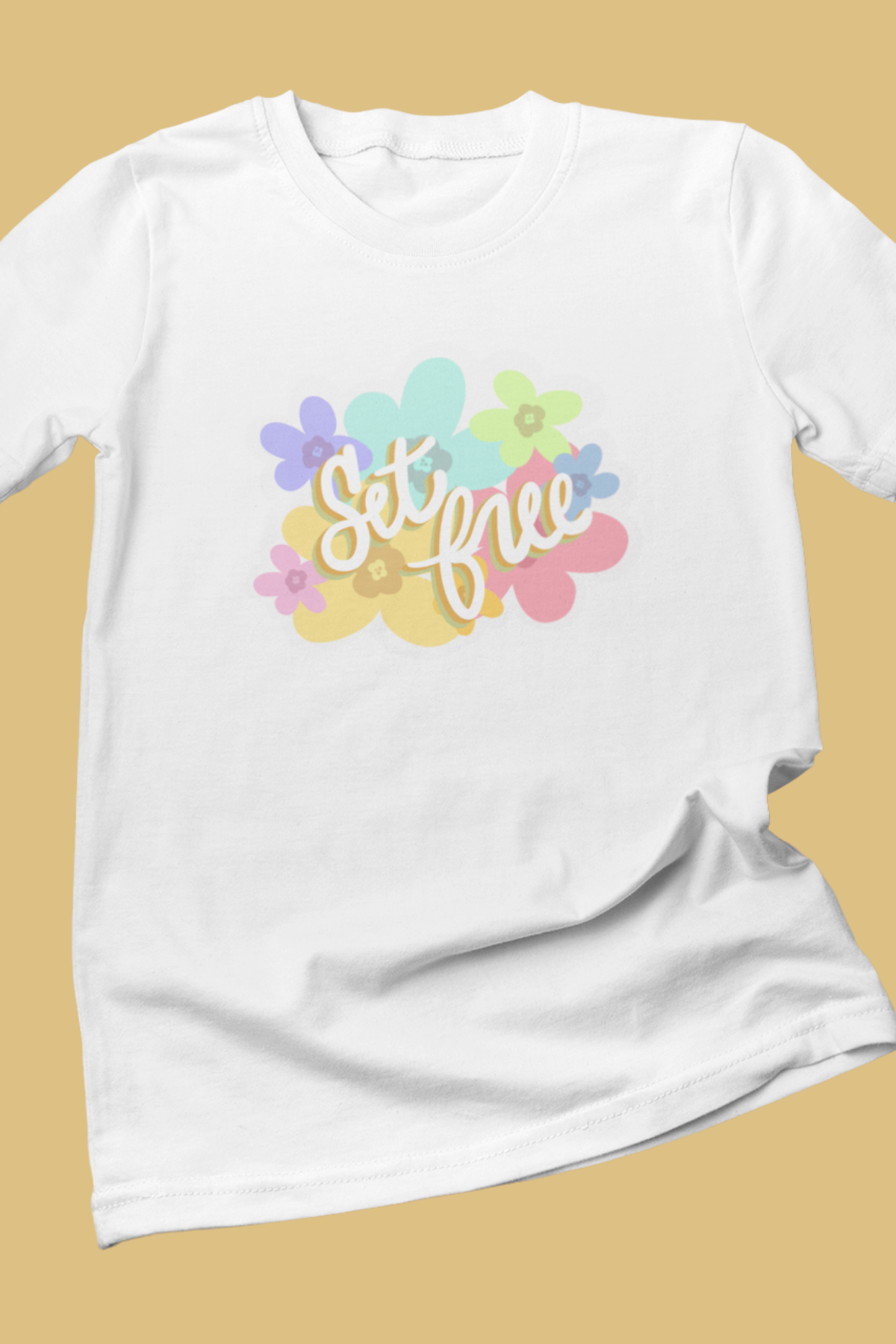 Set Free Colorful Floral Tee