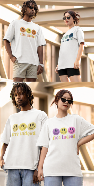 Free Indeed Smiley Tee