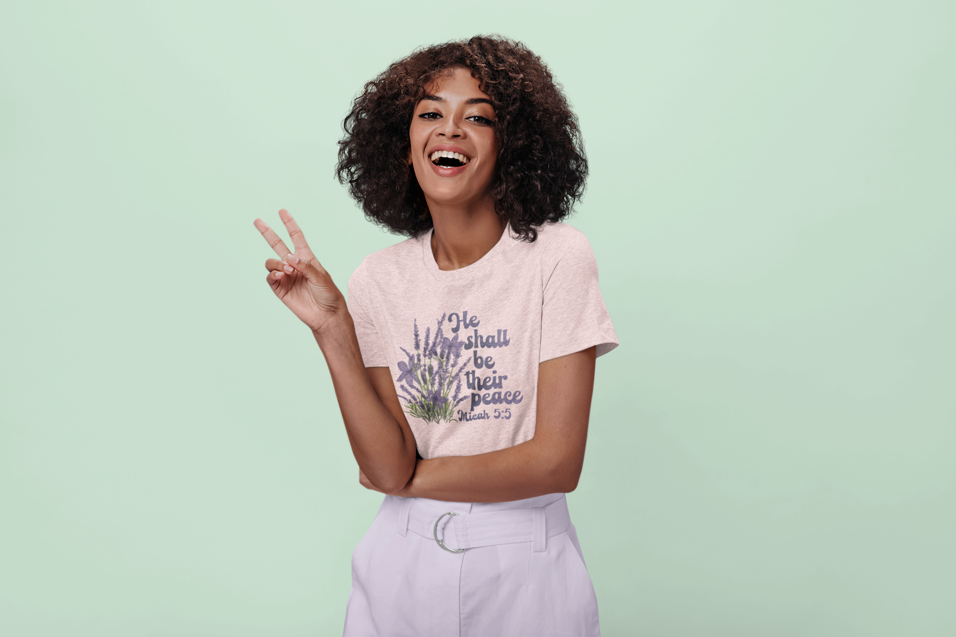 Peace Lavender Tee