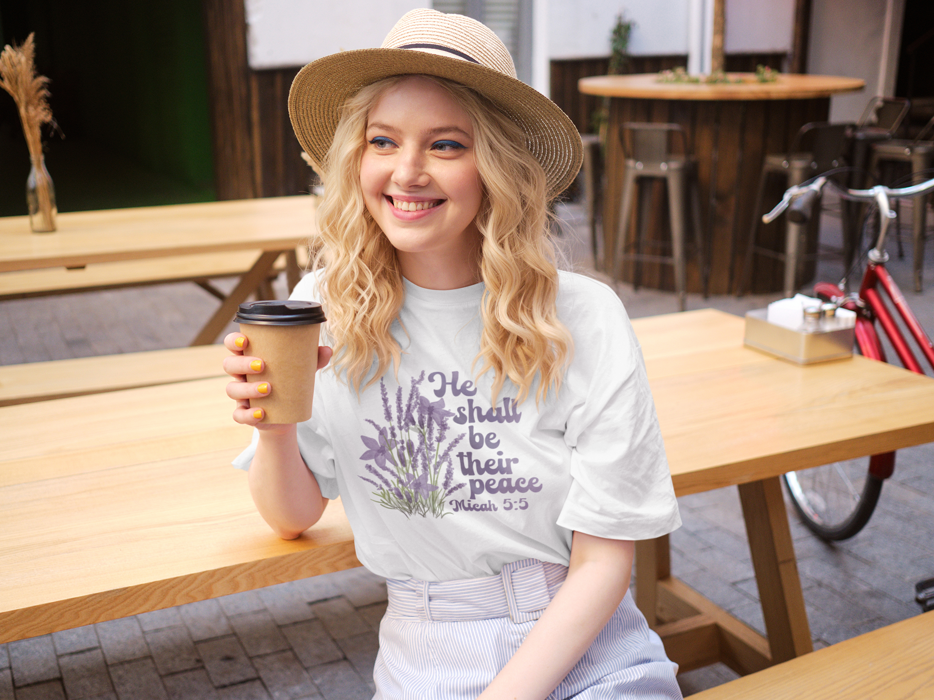 Peace Lavender Tee